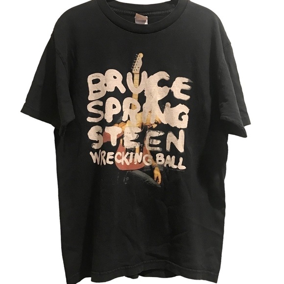 Bruce Springsteen 2012 Wrecking Ball Concert Tee Unisex T-Shirt Size Medium - Picture 1 of 6